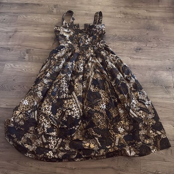 Ulla Johnson Isabela Square-Neck Midi Dress, 4 - Picture 4 of 4